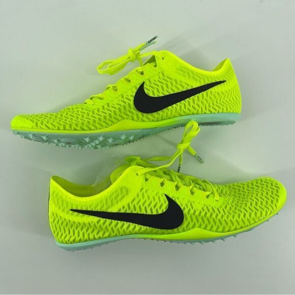 Nike Zoom Mamba V DR9945-700 Electric Yellow Track Spike Running Shoes Size 9.5 - Picture 11 of 17